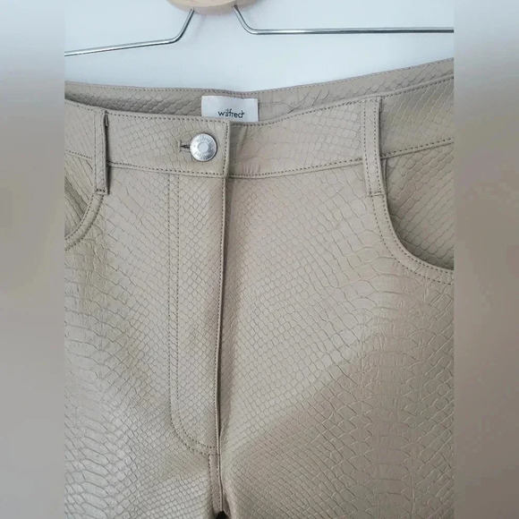 Wilfred  the Melina High-waisted Vegan Leather python pants - Picture 3 of 12